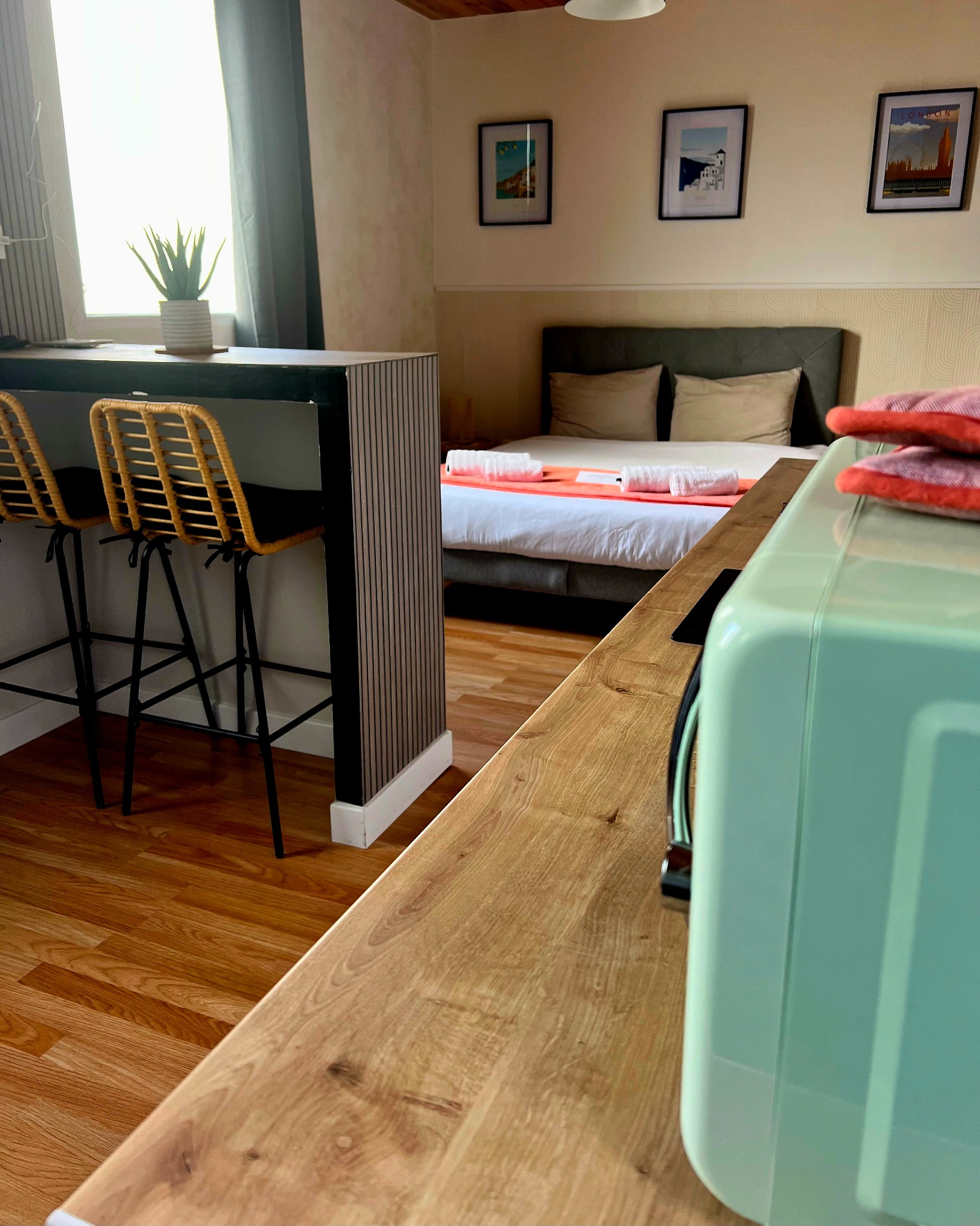 Casa Balina – Vue studio et couchage